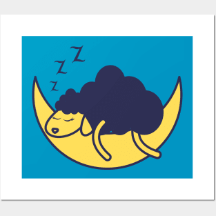 Count Fluffy White Sheep to Sleep Posters and Art